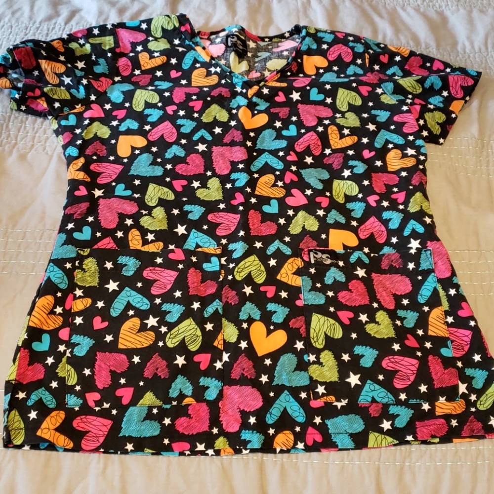 XS Scrub top